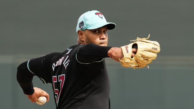 Eduardo Rodriguez throws a pitch on Feb 27th, 2024